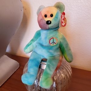🧸RARE 1996 "PEACE"  BEANIE BABY W/ERRORS🧸